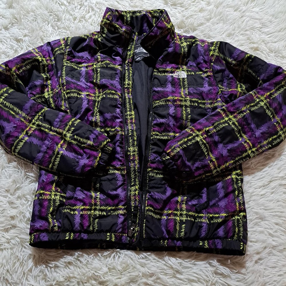 The North Face zip puffer jacket - small